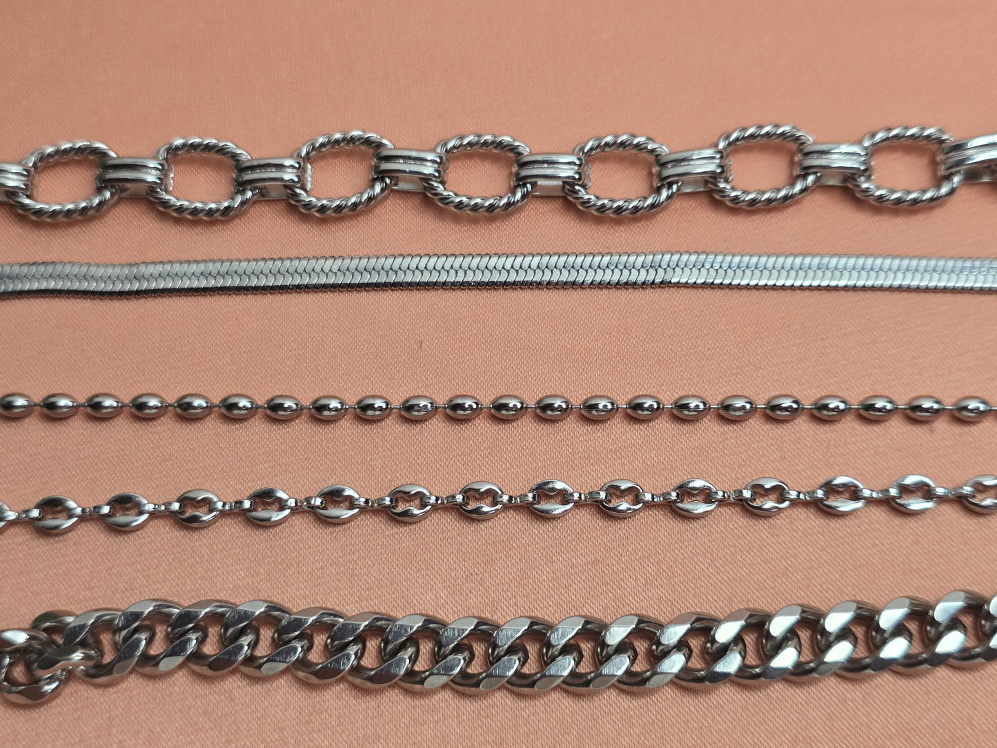 Conjunto elegante: conjunto de pulseras de 5 piezas (oferta especial)