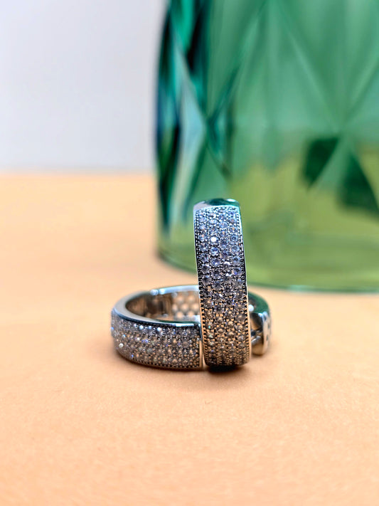 Stardust Hoop Earrings