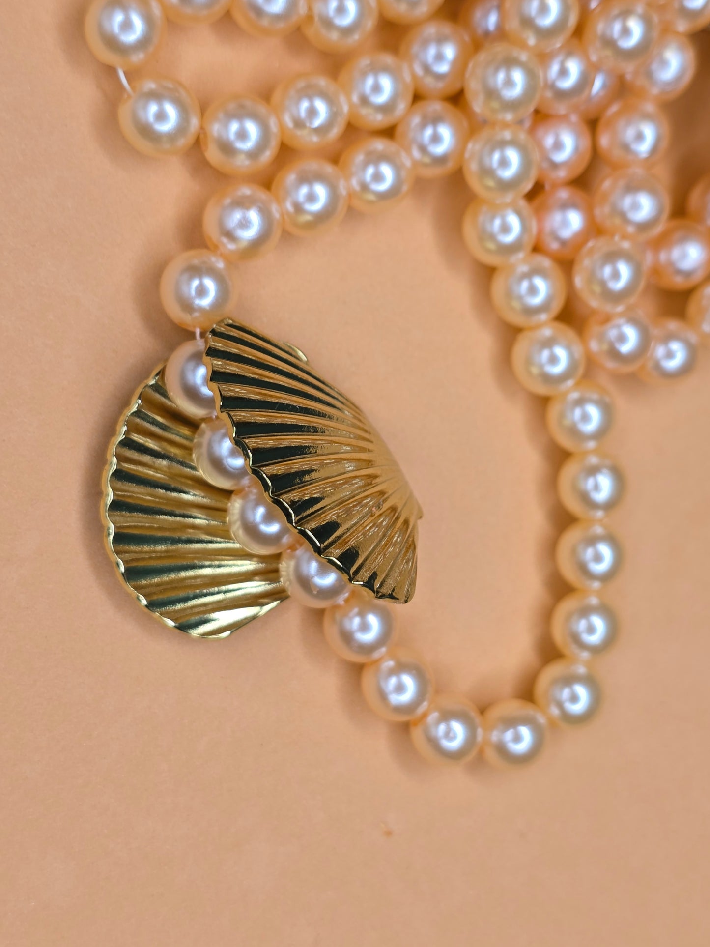 Classic Shells Gold Stainless Steel