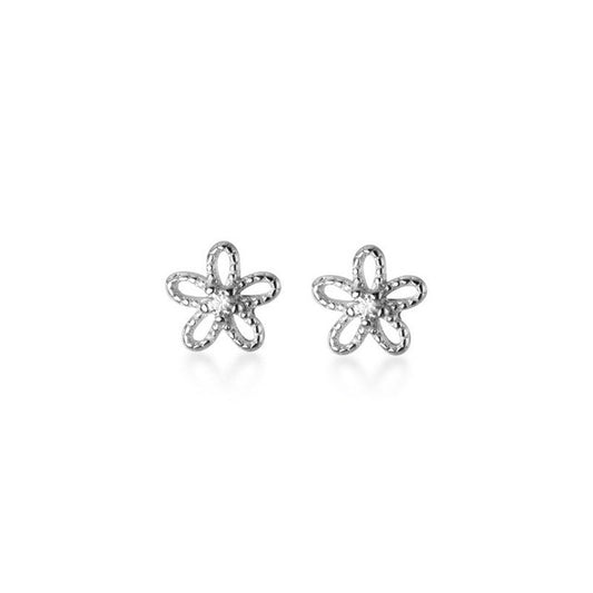 Minimalist  Love Heart Stud Earrings Made with 100% 925 Sterling Silver