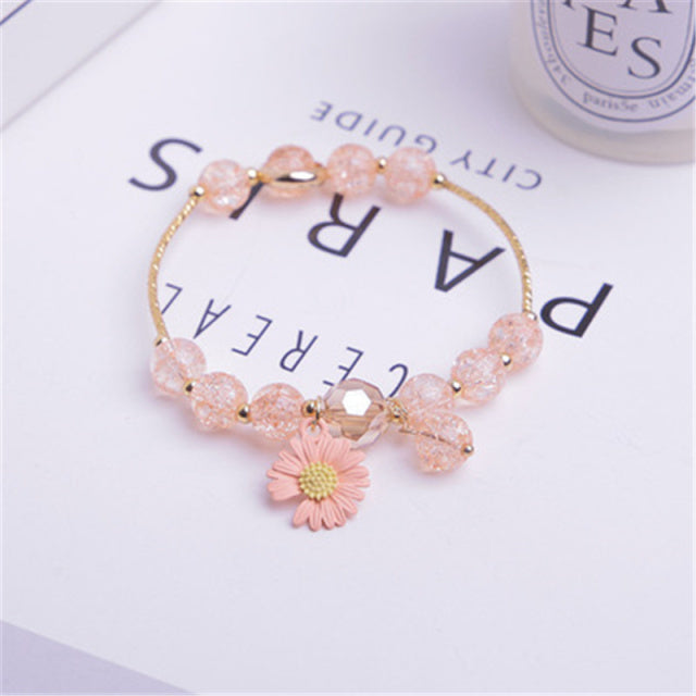 Cute round bead bracelets for girls.