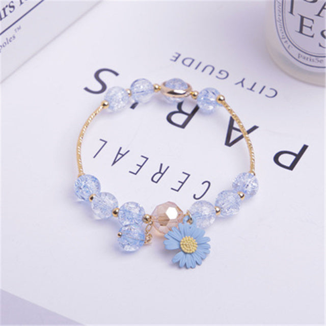 Cute round bead bracelets for girls.