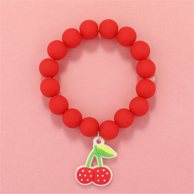 Cute round bead bracelets for girls.