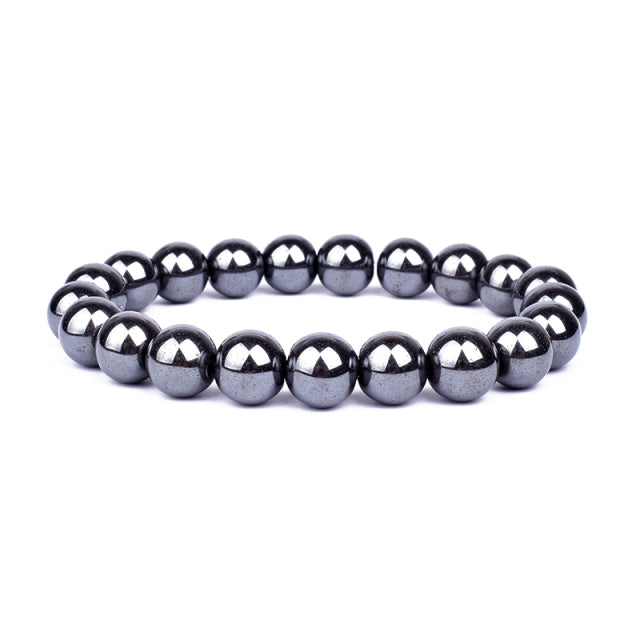 Nueva Pulsera masculina de Piedra Magnética Hematita Obsidiana y Ojo de Tigre, Pulsera Unisex.